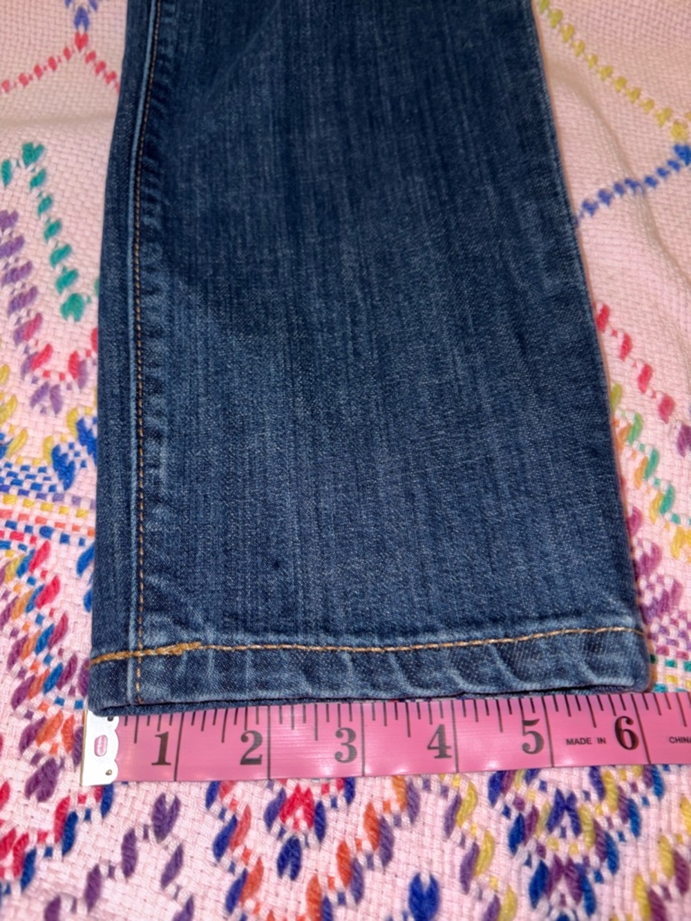 LOFT Dark Blue Boyfriend Jeans Women’s Size 27/4 - Picture 4 of 10